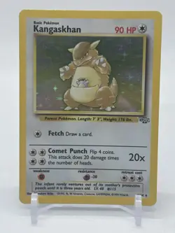 Pokemon TCG - Kangaskhan 5/64 - Jungle Holo Rare Unlimited - WOTC Vintage 1999 - Image 1