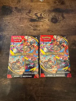 Pokemon TCG Mega Evolution Booster Bundle (6 Packs) x2 - Image 1