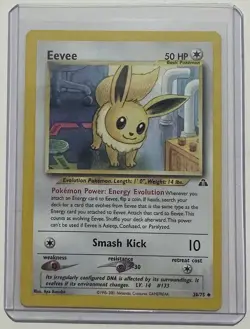 Pokemon Eevee 38/75 - Neo Discovery 2001 - Non-Holo - NM - Vintage - Image 1