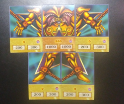 Yugioh Exodia the Forbidden One set anime style orica - DIY Tokens Gifts Novilty - Image 1