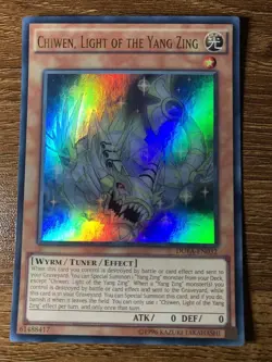 Chiwen, Light Of The Yang Zing - DUEA-EN032 - Ultra Rare - Yugioh EURO PRINT - Image 1