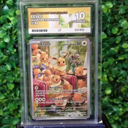 Eevee 188/167 Twilight Masquerade Illustration Rare Pokemon Card - ACE 10 - Image 3