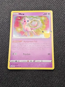 Pokemon Celebrations Set! Mew 011/025 Holo Rare Card! NM - Image 1