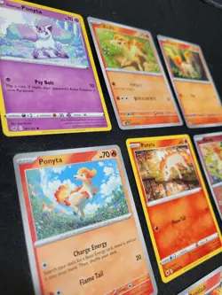 Ponyta Pokemon Card Collection Set Of 9 Cards ENGLISH korean Rapidash Nm - Image 1