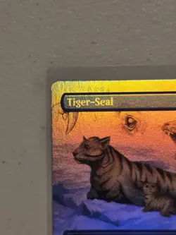 Magic The Gathering - Avatar - Tiger-Seal - RARE - Foil - 0318 - Borderless - Image 2