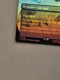 Magic The Gathering - Avatar - Tiger-Seal - RARE - Foil - 0318 - Borderless - Image 4