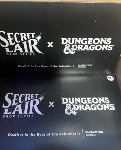 Secret Lair Death Is In The Eyes Of The Beholder I & II - Rainbow Foil - MTG - Image 1