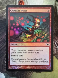 Crimson Wisps (Foil) - Shadowmoor SHM - NM MTG Magic the Gathering - Image 1