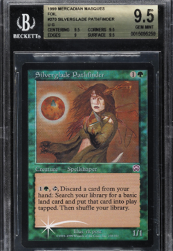 Silverglade Pathfinder FOIL Mercadian Masques BGS 9.5 MTG Graded *POP 1* - Image 1