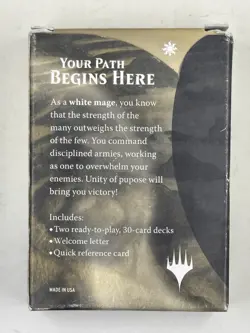 Magic the Gathering Welcome Deck 2017 White Mage Deck Unused - Image 2
