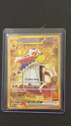 Pokemon TCG Paldea Evolved Skeledirge ex Hyper Rare 272/193 NM - Image 1
