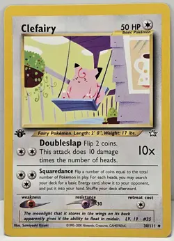 TCG Neo Genesis Pokemon Clefairy 30/111 - Image 1