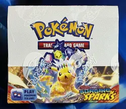 Pokemon 2024 Scarlet & Violet Surging Sparks Booster Box TCG SV 08 Pikachu Nm M - Image 1