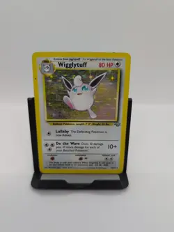 Pokemon TCG Wigglytuff Jungle 16/64 Holo Unlimited Holo Rare HP - Image 1