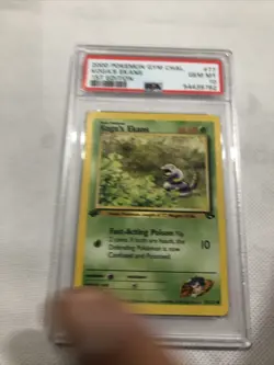 2000 Pokemon Gym Challenge 1st Edition Koga's Ekans 77/132 PSA 10 Gem Mint - Image 2