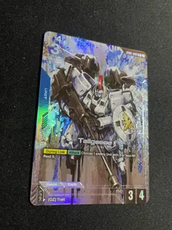 Gundam Card Game Dual Impact Tallgeese GD02-005 R + Alternate Art NM Pack Fresh - Image 2