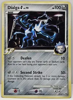 Dialga G 7/127 - Platinum - Rare Holo Pokemon Card - 2009 - Image 1