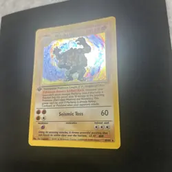 Pokemon TCG Machamp Holo 1st Edition Rare Card Base Set 8/102 - Image 3