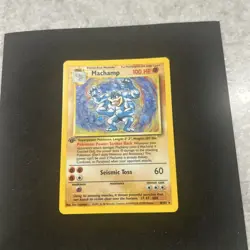 Pokemon TCG Machamp Holo 1st Edition Rare Card Base Set 8/102 - Image 4
