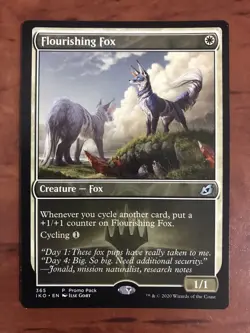 Flourishing Fox Promo Showcase MTG Magic the Gathering Card NM Mint Ikoria IKO - Image 1
