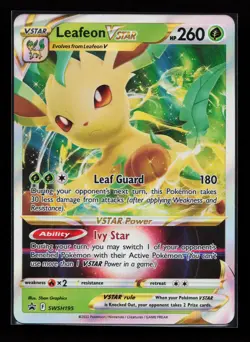 Leafeon VSTAR SWSH195 Promo SWSH: Sword & Shield Promo Cards Pokemon Card - Image 1