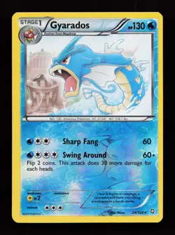 Gyarados 24/124 Rare Dragons Exalted Reverse Holo Pokemon Card - Image 1