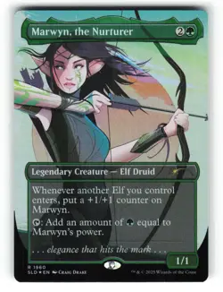 Marwyn, The Nurturer #1960 (Rainbow Foil) (NM) Secret Lair Drop Slay The Day MTG - Image 3