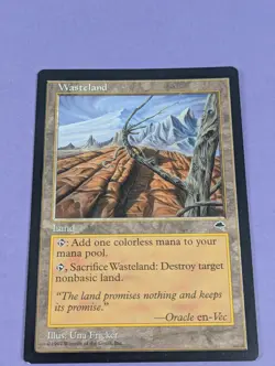 MTG Magic the Gathering: Tempest: Wasteland Uncommon - LP - Image 1