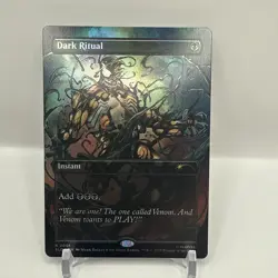Dark Ritual (#2001) COLORS FOIL MTG Venom Spider-Man Secret Lair - Image 1