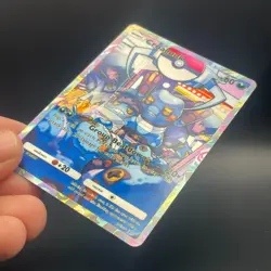 Fan Art Pokemon TCG Pocket Croagunk Holo IR | Space-Time Smackdown - Image 5
