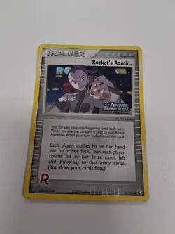 Rocket's Admin. 86/109 STAMPED ex Team Rocket Returns Pokemon TCG - Image 1
