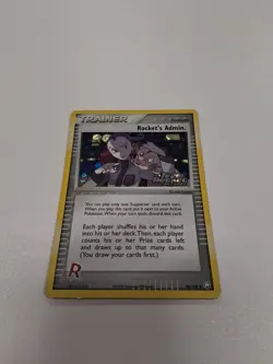 Rocket's Admin. 86/109 STAMPED ex Team Rocket Returns Pokemon TCG - Image 3