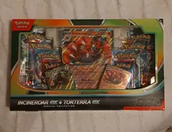 Pokemon TCG Incineroar Ex & Torterra Ex Special Collection Box Destined Rivals - Image 1
