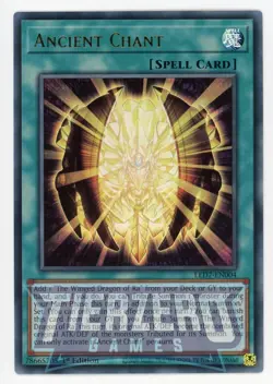 Yugioh Ancient Chant LED7-EN004 Ultra Rare 1st Edition NM/LP - Image 1