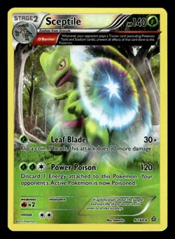 Sceptile 9/160 Reverse Holo Rare XY Primal Clash Pokemon Card - Image 1