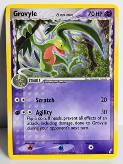 Grovyle 19/100 Rare Ex Crystal Guardians Pokemon Card Nintendo 2006 - Image 1