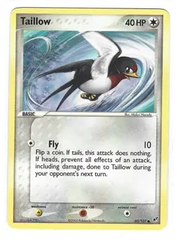 Taillow 80/107 Common 2005 EX Deoxys Pokemon Trading Card - Image 1