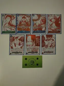 ONE PIECE Card Game 3rd Anniversary Treasure Campaign Promo Card Complete Set - Image 1