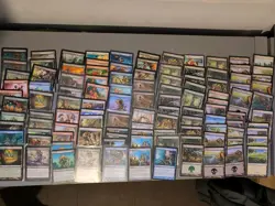 MTG 110 Lorwyn Cards Only. Some Sleeved Inc Forced Fruition, Forests,Swamps - Image 1