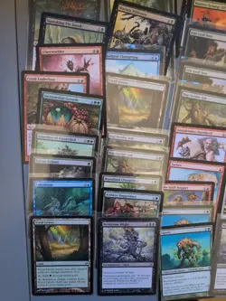 MTG 110 Lorwyn Cards Only. Some Sleeved Inc Forced Fruition, Forests,Swamps - Image 2