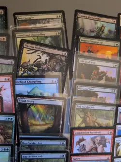 MTG 110 Lorwyn Cards Only. Some Sleeved Inc Forced Fruition, Forests,Swamps - Image 4