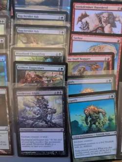 MTG 110 Lorwyn Cards Only. Some Sleeved Inc Forced Fruition, Forests,Swamps - Image 5
