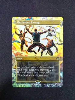Multiversal Passage (BORDERLESS) Marvel Spider-Man - Magic (MTG) - Image 1