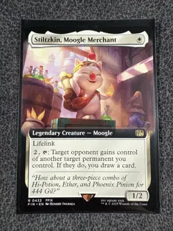 x1 Stiltzkin, Moogle Merchant - Extended Art R MTG Final Fantasy M/NM, English - Image 1