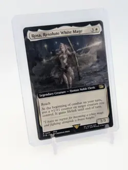 MTG - Rosa, Resolute White Mage - Extended Art Rare #431 - Final Fantasy NM - Image 1