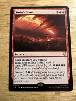 Sozin's Comet #154 Near Mint NM Avatar The Last Airbender TLA Magic MTG - Image 1