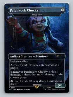 1x Patchwork Chucky (Stuffy Doll) (0880) Secret Lair Drop SLD MTG Magic NM - Image 1