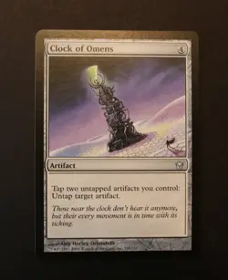 Clock of Omens - MTG Fifth Dawn Regular (Excellent Condition) - Image 2