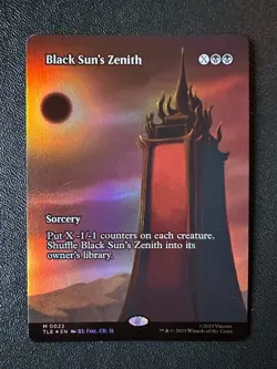 MAGIC THE GATHERING - AVATAR THE LAST AIRBENDER - BLACK SUN'S ZENITH FOIL M0022 - Image 1