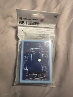 Pokemon Center Sleeves 65x Brand New Omocat Baxcalibur Pack Sealed - Image 1